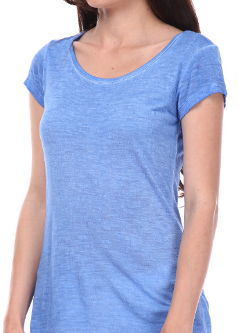 Синяя летняя футболка Kayla