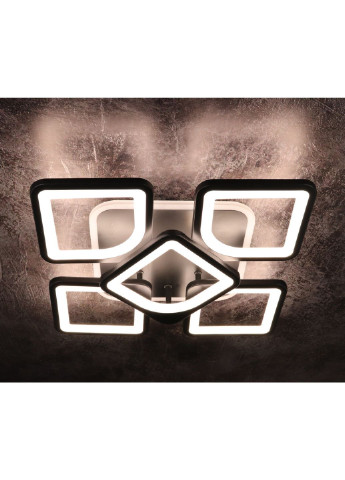 Люстра стельова LED з пультом A2281/4+1S-RGB-bk Чорний 11х40х40 см. Sunnysky (253630504)