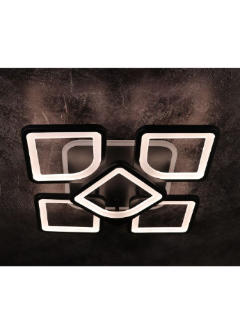 Люстра стельова LED з пультом A2281/4+1S-RGB-bk Чорний 11х40х40 см. Sunnysky (253630504)