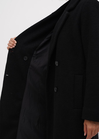 Чорне демісезонне Пальто двобортне Monki