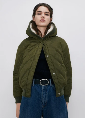 Бомбер двусторонний Zara на молнии (252197281)