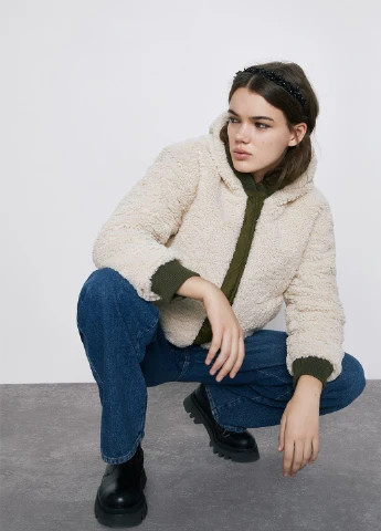 Бомбер двусторонний Zara на молнии (252197281)