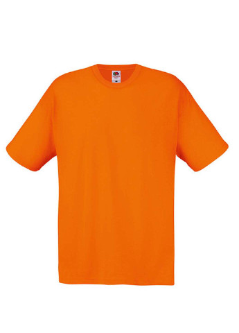 Оранжевая футболка Fruit of the Loom Original T
