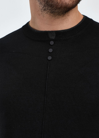 Черный демисезонный свитер джемпер Trend Collection