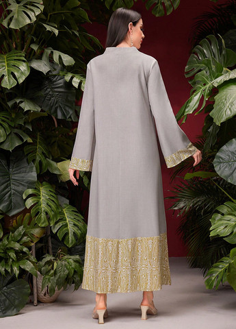 Бежева вечірня сукня а-силует SHEIN турецькі огірки