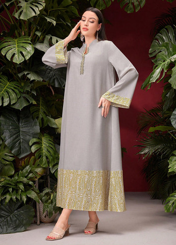 Бежева вечірня сукня а-силует SHEIN турецькі огірки