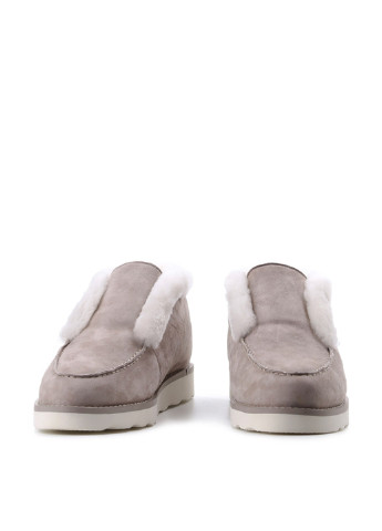 Зимние ботинки Le'BERDES с мехом, с белой подошвой из натуральной замши