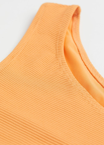 Персиковые купальные трусики-плавки однотонные H&M