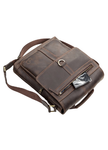 Мужская кожаная сумка 28х32х9 см Shvigel (252131459)