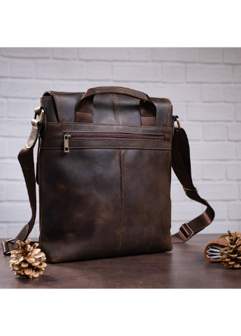 Мужская кожаная сумка 28х32х9 см Shvigel (252131459)