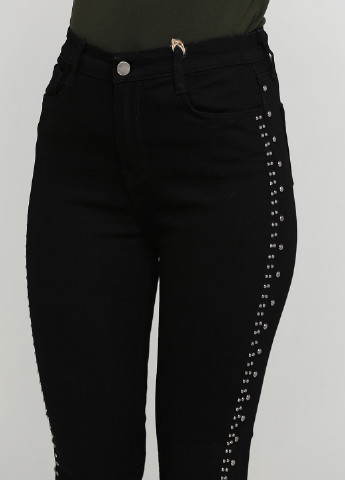 Черные демисезонные скинни джинсы Woox J.N.S