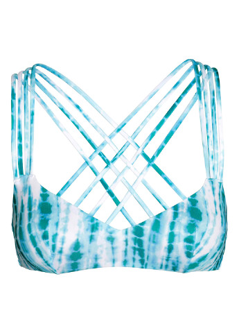 Купальный лиф,голубой-белый-зеленый, H&M (243204184)