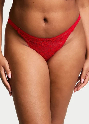 Красный демисезонный комплект (бюстгальтер, трусики) Victoria's Secret