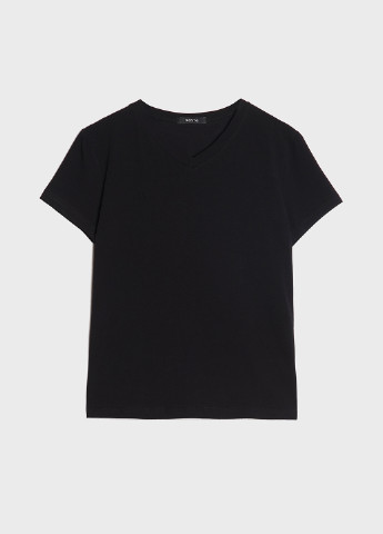 Чорна всесезон футболка жіноча напівприлегла KASTA design