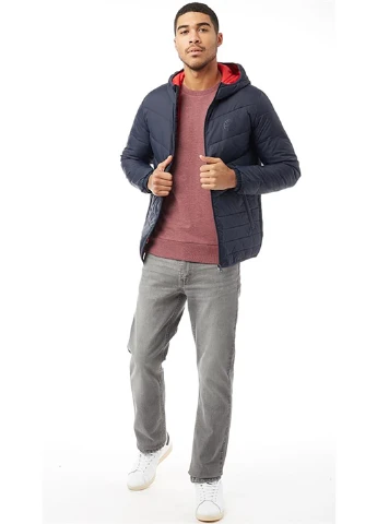 Темно-синяя демисезонная куртка Jack & Jones