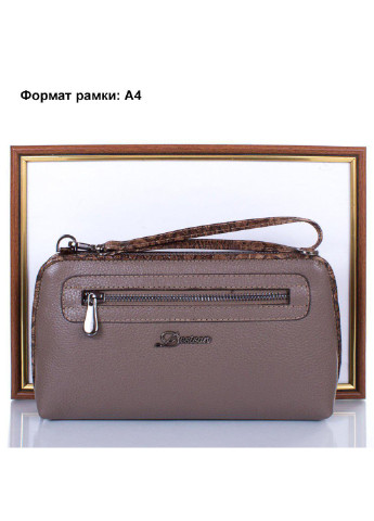 Жіноча шкіряна сумка-клатч 24х14х6 см Desisan (195538245)