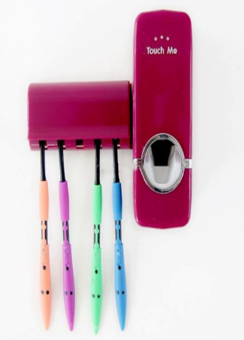 Автоматический дозатор для зубной пасты и держатель для зубной щетки (89461256) Розовый Francesco Marconi (209729550)