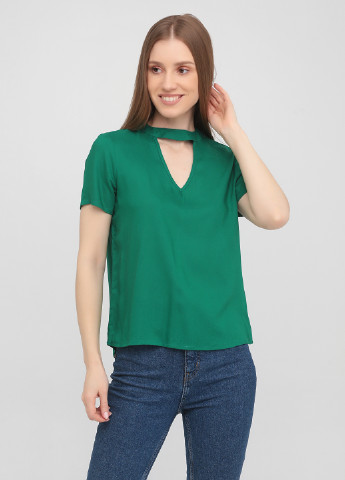Зеленая летняя блуза Jennyfer