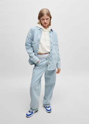 Голубая демисезонная куртка Hugo