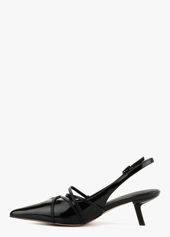 Le'BERDES Туфли слингбеки черный з натуральная кожа, украина — лето (370483468)