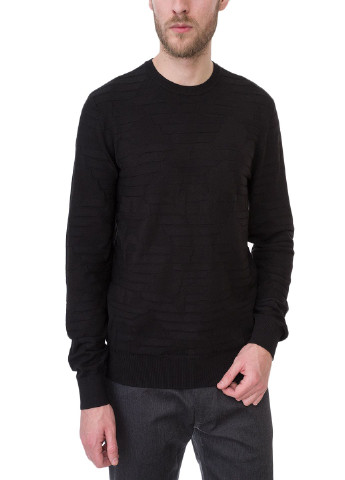 Чорний зимовий джемпер Emporio Armani