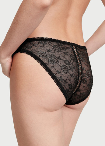 Черный демисезонный комплект (бюстгальтер, трусики) Victoria's Secret