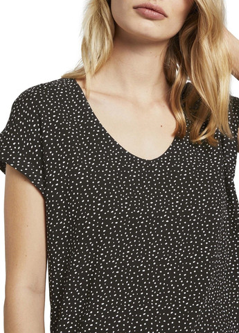 Чёрная блуза Tom Tailor