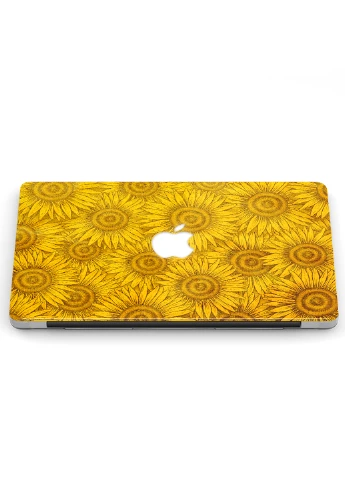 Чехол пластиковый для Apple MacBook Pro Retina 13 A1502 / А1425 Паттерн подсолнухов (Sunflower pattern) (6352-2359) MobiPrint (218867753)