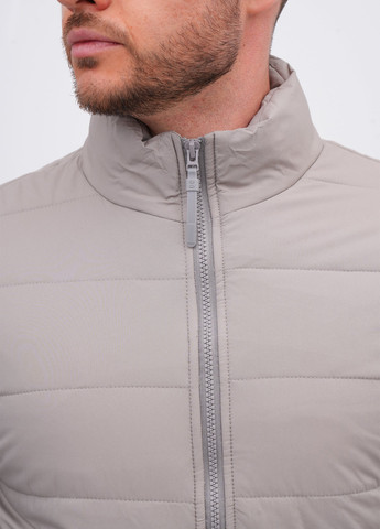 Светло-серая демисезонная куртка K.O.R