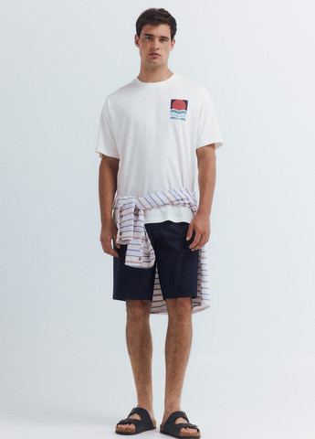 Біла футболка Springfield