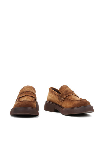 Le'BERDES Туфлі лофери коричневий з натуральна замша, україна — демісезон (322088011)