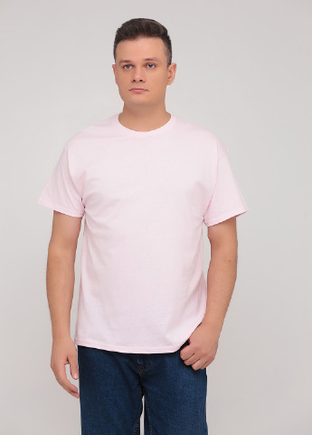 Світло-рожева футболка Hanes