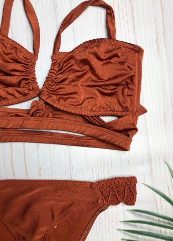 Коричневые лиф однотонные Asos