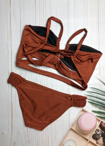 Коричневые лиф однотонные Asos