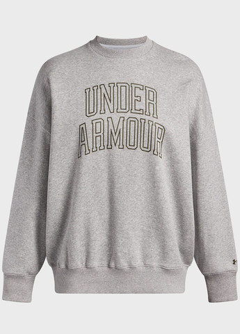 Серый свитшот Under Armour логотип без декора (361230558)