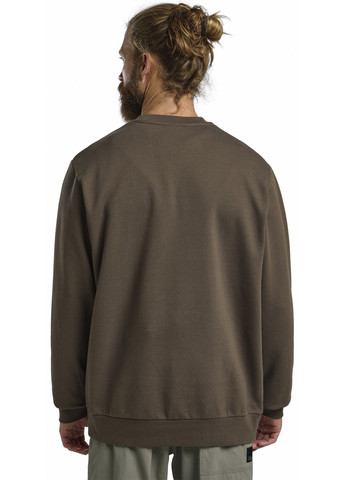 Коричневый свитшот Jack Wolfskin логотип без декора (328434743)