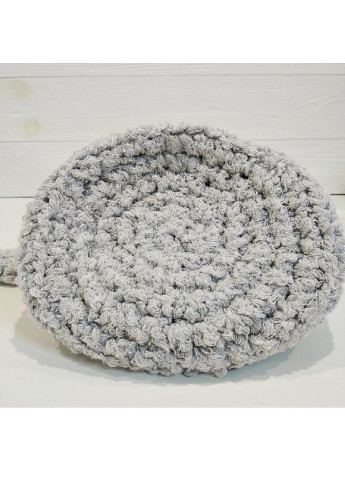 В'язаний кошик органайзер Кролик для дрібниць косметики прикрас ручної роботи 15х12 см (23563-Нов) Francesco Marconi (251847646)