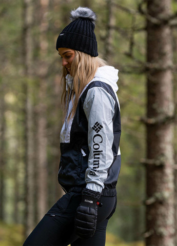 Черно-белая демисезонная куртка Columbia