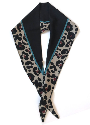 Элегатный леопардовый платок на шею, 116*32см Mulberry (220046499)