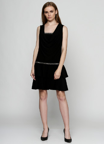 Чорна коктейльна плаття, сукня Morgan однотонна