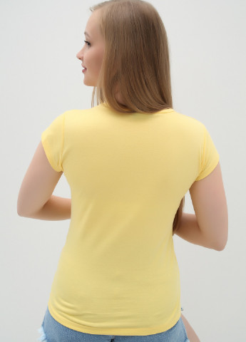 Жовта літня футболка Poncik