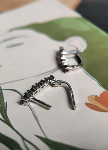 Серьги Silver Flame (329999673)