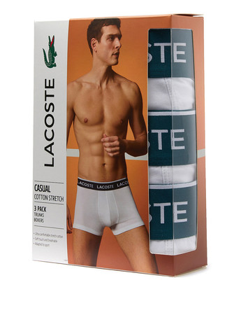 Труси (3 шт.) Lacoste REGULAR FIT (329058376)