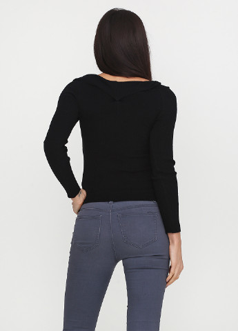 Черный демисезонный пуловер пуловер Rinascimento