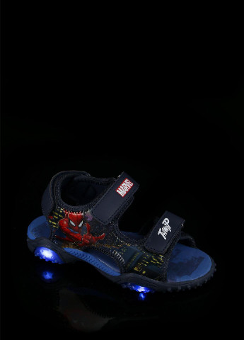 Темно-синие кэжуал сандалі Spiderman на липучке
