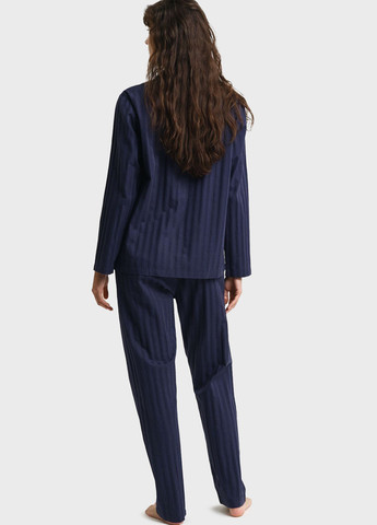 Темно-синяя всесезон пижама (рубашка, брюки) рубашка + брюки Gant