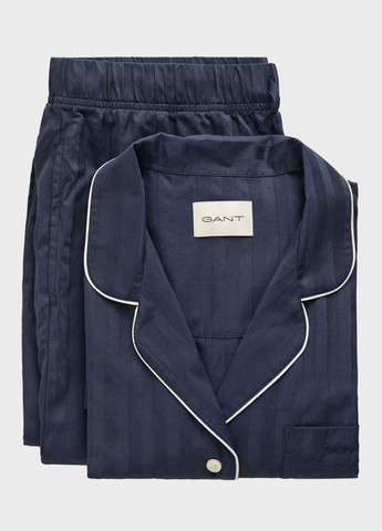 Темно-синяя всесезон пижама (рубашка, брюки) рубашка + брюки Gant