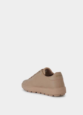 Розово-коричневые кеды Geox