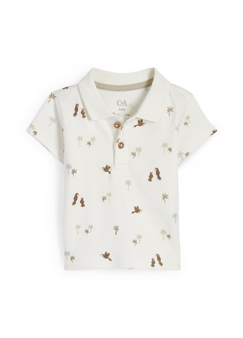 Бежевый демисезонный комплект (футболка, брюки) C&A