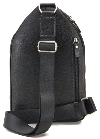 Сумка-рюкзак мужская кожаная 911 B черный Tom Stone (213138598)